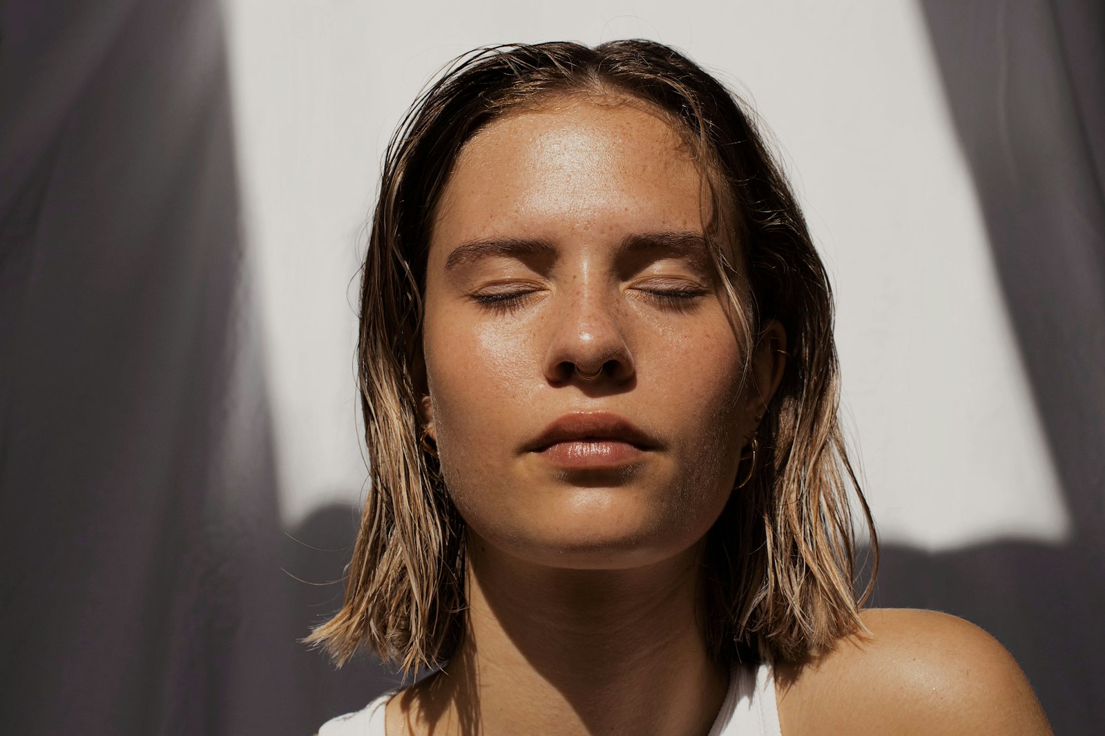 Patient portrait in natural light